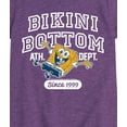 thumbnail image 3 of Spongebob Squarepants - Bikini Bottom Ath Dept - Girls Fitted Short Sleeve Graphic T-Shirt, 3 of 6