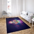 thumbnail image 4 of Hippie Beagle Portrait oil painting Watercolor Tie-dye Vintage Indoor Rug Beagles Dog Lover Gifts Idea Carpet Living Bed Room Sofa Home Decor - 00015, 4 of 5