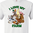 thumbnail image 4 of Inktastic I Love My Farm with Happy Farm Animals T-Shirt, 4 of 5
