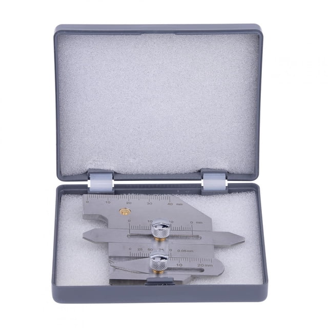 Stainless Steel Welding Inspection Test Ulnar High Accuracy Welding Gauge, Fillet Welding Inspection Gauge Set, For Industry Welder Woodworking Solderer