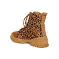 thumbnail image 3 of Women Canvas/Faux Utility Lace Up Ankle Boots 18789, 3 of 6