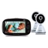 Summer Infant Baby Pixel Zoom HD Duo 5. 0" Video Baby Monitor (2 Cameras), High Definition Baby Monitor with Clearer, Nighttime Views, Sleep Zone Boundary Alerts and Remote Camera Steering