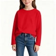 thumbnail image 6 of StSilkitty Long Sleeve Basic T-Shirts for Boys Girls Cotton Crewneck Tee Shirts Lightweight Breathable Pullover Tops, 6 of 7
