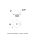 thumbnail image 2 of Maxim Lighting - LED Outdoor Wall Mount - Outdoor Wall Mount - Conoid-10W 1 LED, 2 of 2