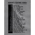 thumbnail image 2 of Tstars - Senior's Texting Code Funny Senior Citizen Gifts T-Shirt XXX-Large White, 2 of 6