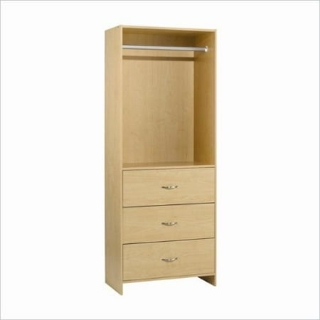 Homestar Drawer Closet Organizer In Birch Laminate Walmart Com