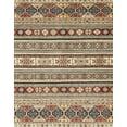 thumbnail image 1 of Ahgly Company Machine Washable Indoor Rectangle Abstract Sepia Brown Area Rugs, 6' x 9', 1 of 7
