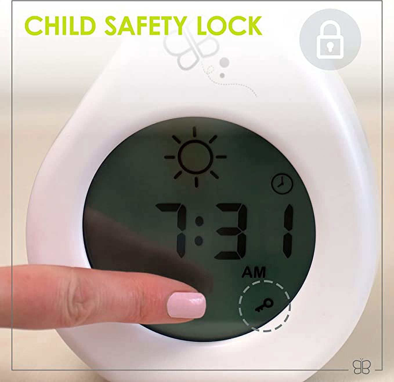 bblüv - Klöck ‒ 3 in 1 Kids Alarm Clock, Night-Light, Sleep Trainer, Learning Time – 7 Levels of Brightness