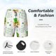 thumbnail image 3 of Fotbe happy dog. St. Patricks Day Traje de Baño para Hombre – Shorts de Natación de Secado Rápido con Forro y Bolsillos-XX-Large, 3 of 6