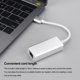 thumbnail image 2 of Tarjeta de red USB Adaptador USB Ethernet Aleación de aluminio para computadora portátil de escritorio, 2 of 9