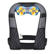 Neck Shoulder Back Massager with Heat and Shiatsu Kneading - Hands-Free 3D Deep Tissue Electric Massage Machine - Relief Muscle
