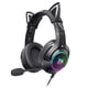 thumbnail image 1 of ONIKUMA K9 Auriculares para juegos con cable de 3,5 mm Auriculares con orejas de gato extraíbles, 1 of 8