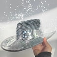 thumbnail image 5 of Handmade Cowboy Hat Disco for Disco House Cocktail Parties Vacation Sparkly Tassels for Comedian Actor, 5 of 8
