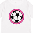 thumbnail image 4 of Inktastic Soccer Player Girls Sports Ball Girls Long Sleeve Toddler T-Shirt, 4 of 5