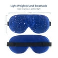 thumbnail image 3 of Aroma Season Stain Sleep Mask, Blackout, Lightweight, Blindfold for Travel&Nap, Sleep Blinder(Blue), 3 of 6
