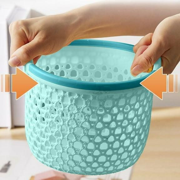 AZXY Plastic Laundry Basket,Flexible Laundry Hamper with Handles,Clothes Basket Storage Under $10,Dirty Clothes Hampers Small