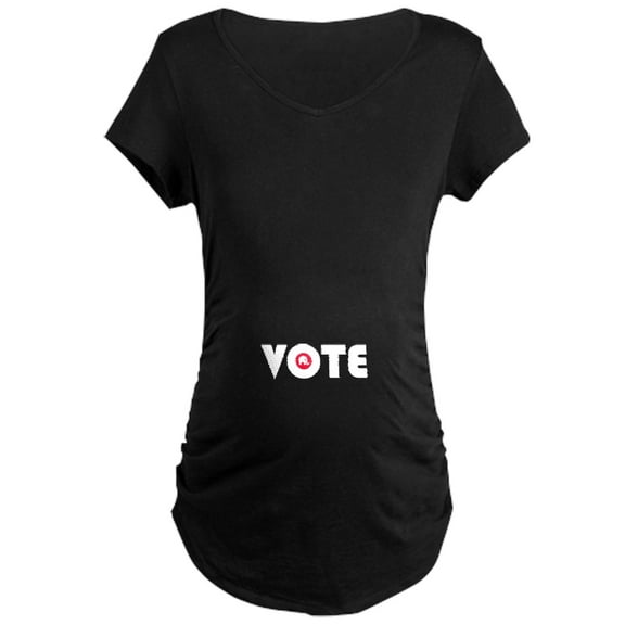 CafePress - Vote Red Maternity Dark T Shirt - Maternity Dark T-Shirt