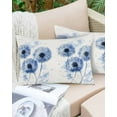 thumbnail image 6 of Spring Dandelion Throw Pillow Cover 20 x 30 Inch Decorative Pillow Cover Vintage Watercolor Blue Flowers Floral Lumbar Pillowcase Seasonal Rectangle Cushion Case for Couch Sofa Bed Living Room, 6 of 7