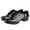 A-Black134, variant on Big Girl'S Tap Shoes Unisex Lace Up Soft Sole Supportive For Dance Practice And Stage Performance Activities Tap Dance Shoes US Size:4M