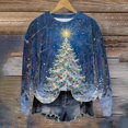 thumbnail image 7 of Purcolt Women's Christmas Sweatshirt Casual Crew Neck Loose Fit Long Sleeve Pullover Tops Ladies Fall Fashion Comfort Sweaters Outfits, 7 of 7