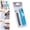 D, variant on Portable Binder Clip Stapler with Reusable Silver Metal Clips, No-Staple Paper Fastener for File Binding, Colorful Compact Design Clip Stapler, Cute Random Style Stapler Set 1Pcs