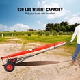 thumbnail image 6 of VEVOR Boat Trailer Hand Dolly, 420lbs Load Capacity, 96''-116'' Adjustable Length, 16'' Pneumatic Tires & Nonslip Support Bracket，Carbon Steel Trailer for Moving Kayak Motorboat Fishing Boat, 6 of 10