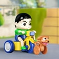 thumbnail image 6 of Pull Back Dog Tricycle Toy, Kids Riding Simulation, Crawling Dog Play, Hands On Skills Toy, Interactive Play Toy, Motor Skills Development, Early Childhood Fun, Boys Birthday Gift, Preschool Toy, 6 of 6
