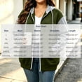 thumbnail image 4 of Jsaierl Women's Plus Size Zip Up Hoodies Fall Color Block Hooded Sweatshirt Lightweight Fashion Coat Cotton Jogging Long Sleeve Jackets, 4 of 7