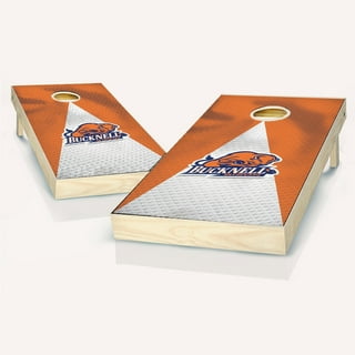 Skip's Garage Buffalo Football Solid Wood Cornhole Board Set 