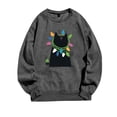 thumbnail image 3 of WEAIXIMIUNG Robe Sweat Midi Décontractée Mode Mignonne Motif de Noël Col Rond Manches Longues, 3 of 3