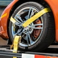 thumbnail image 5 of VULCAN Car Tie Down - Flat Hooks - Lasso - 2 inch x 96 inch - 4 Pack - Classic Yellow - 3300 Lbs SWL, 5 of 9