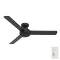 thumbnail image 5 of Hunter 52 inch Indoor Ceiling Fan No Light - Black Modern Ceiling Fan without Light, 3 Blades, Standard Mount, For Bedroom, Living Room, or Kitchen, Wall Control - Presto 50810, Matte Black, 5 of 18