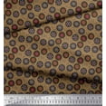 thumbnail image 2 of Soimoi Cotton Duck Fabric Dot & Floral Artistic Print Fabric by the Yard 42 Inch Wide, 2 of 3