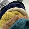 thumbnail image 5 of CoCopeaunts Winter Knitted Bucket Hats For Women Winter Thickened Warm Ear Protector Bob Woolen Hat Lady Panama Outdoor Hiking Fisherman Hat, 5 of 6