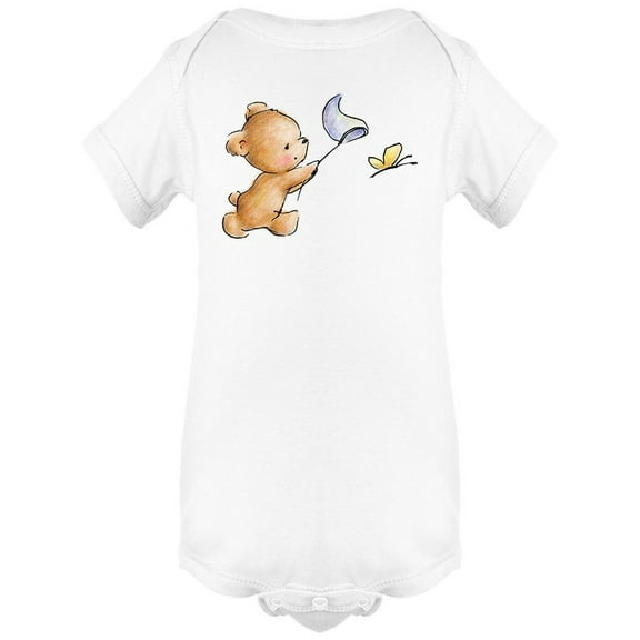 Teddy Bear With Butterfly Bodysuit Infant -Image by Shutterstock, 6 Months