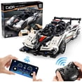 thumbnail image 1 of Creative Model Car Building Toy For Kids 8 -16, Stem Remote Control Car Building Kit, Coding Engineering Science Kit, Compatible With Lego Technic Car, 1 of 2