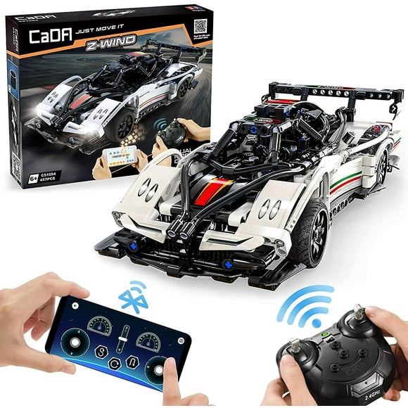Creative Model Car Building Toy For Kids 8 -16, Stem Remote Control Car Building Kit, Coding Engineering Science Kit, Compatible With Lego Technic Car
