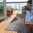 thumbnail image 6 of Addison Rugs Chantille Indoor/Outdoor Transitional Modern Charcoal Washable Runner Rug, 2'3" x 7'6", 6 of 6