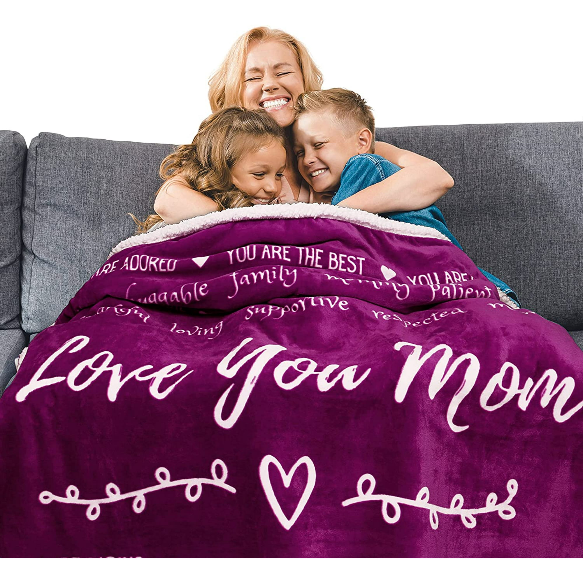 Mother's day blanket from son sale