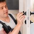 thumbnail image 3 of EXHUMKY Black Security Door Lock for Apartment, Anti-Theft Reinforced Home , and Easy to Install, 3 of 5