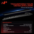 thumbnail image 3 of A-Premium - Windshield Pillar Trim Panel Molding - Compatible with Ford Explorer 2011-2018 - Front Left Driver Outer & Inner Window Accessories - Replace BB5Z-7803137-AA, BB5Z-7803145-AA, 3 of 6