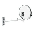 thumbnail image 2 of 8" Wall Mount Makeup Mirror Double Sided Swivel Mirror 3X Magnifying 360°Swivel, 2 of 8