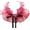 Wine Red, variant on Victorian Vintage Organza Agaric Ruffles Stand Fake Collar Cosplay Neck Ruff Neck Chain