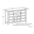 thumbnail image 2 of Simpli Home Burlington Tall TV Media Stand, 2 of 10