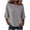 *Gray, variant on VBVC Women's Cotton Linen Batwing Half Sleeve Top , Ladies' Crew Neck Drop Shoulder Blouse , Casual Tunic Shirts For Women, S-3XL