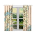 thumbnail image 3 of RYLABLUE Vintage 1935 New York State Map Window Treatment Panel Curtains Window Curtain Kitchen Curtain,Two Piece 26x39 Inces, 3 of 4
