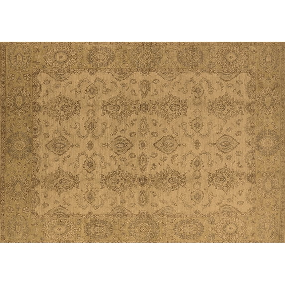 Ahgly Company Indoor Rectangle Oriental Brown Traditional Area Rugs, 8' x 10'
