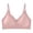 Pink, variant on Women's Bras Lightweight Seamless No Wire T-Shirt Bra Flat Seam Design Invisible Under Thin Shirts S-2XL