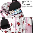 thumbnail image 3 of Cute Ladybird Sling Backpack with Red Polka Dot Cartoon Print, Lightweight Crossbody Daypack Featuring Garden Ladybug Nature Insect Pattern, Anti-theft Travel Bag for Outdoor, Gym, Daily Use, 3 of 6