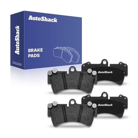 AutoShack Front Ceramic Brake Pad Set for Audi, Porsche & Volkswagen, Q7 2007-2015 Cayenne 2003-2006, 2008-2010 Touareg 2004-2010 R8 2017, AWD V6 3.0L 3.2L 3.6L V8 4.2L 4.5L 4.8L V10 4.9L 5.0L 5.2L